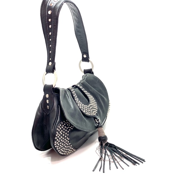 KATE LANDRY- Leather Tassel satchel